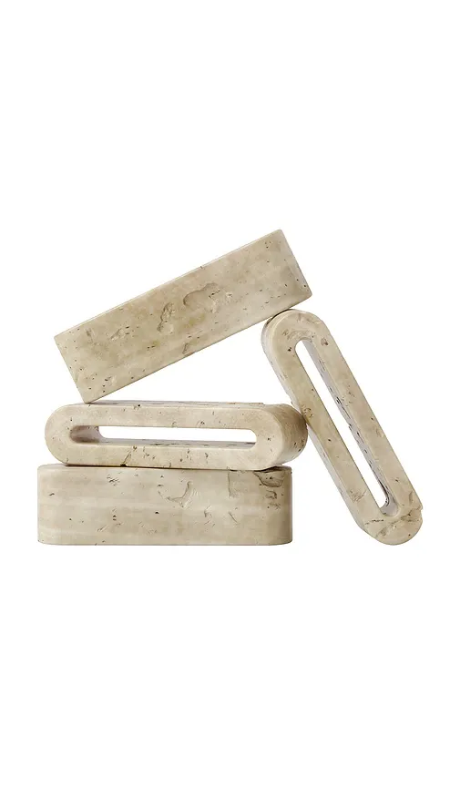 KÖPPEN Italian Travertine Stone Tongue Scraper Holder | Thumbnail 2 KÖPPEN Italian Travertine Stone Tongue Scraper Holder | Thumbnail 2