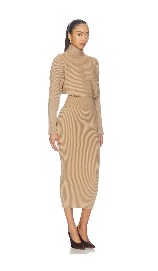 L'Academie Arezu Rib Knit Dress | Thumbnail 2 L'Academie Arezu Rib Knit Dress | Thumbnail 2
