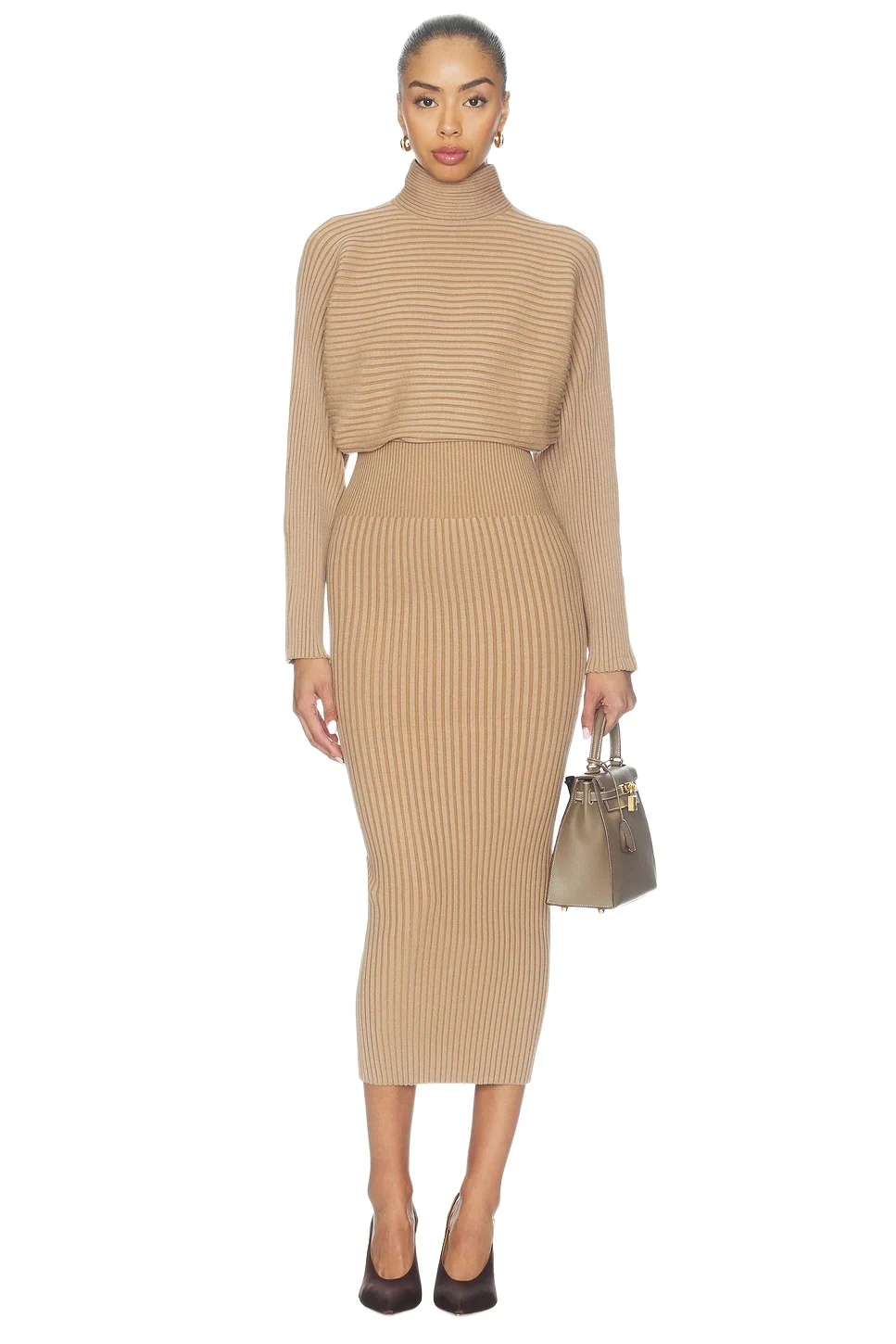 Arezu Rib Knit Dress Arezu Rib Knit Dress
