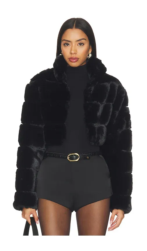 MORE TO COME Sia Faux Fur Jacket | Thumbnail 2 MORE TO COME Sia Faux Fur Jacket | Thumbnail 2