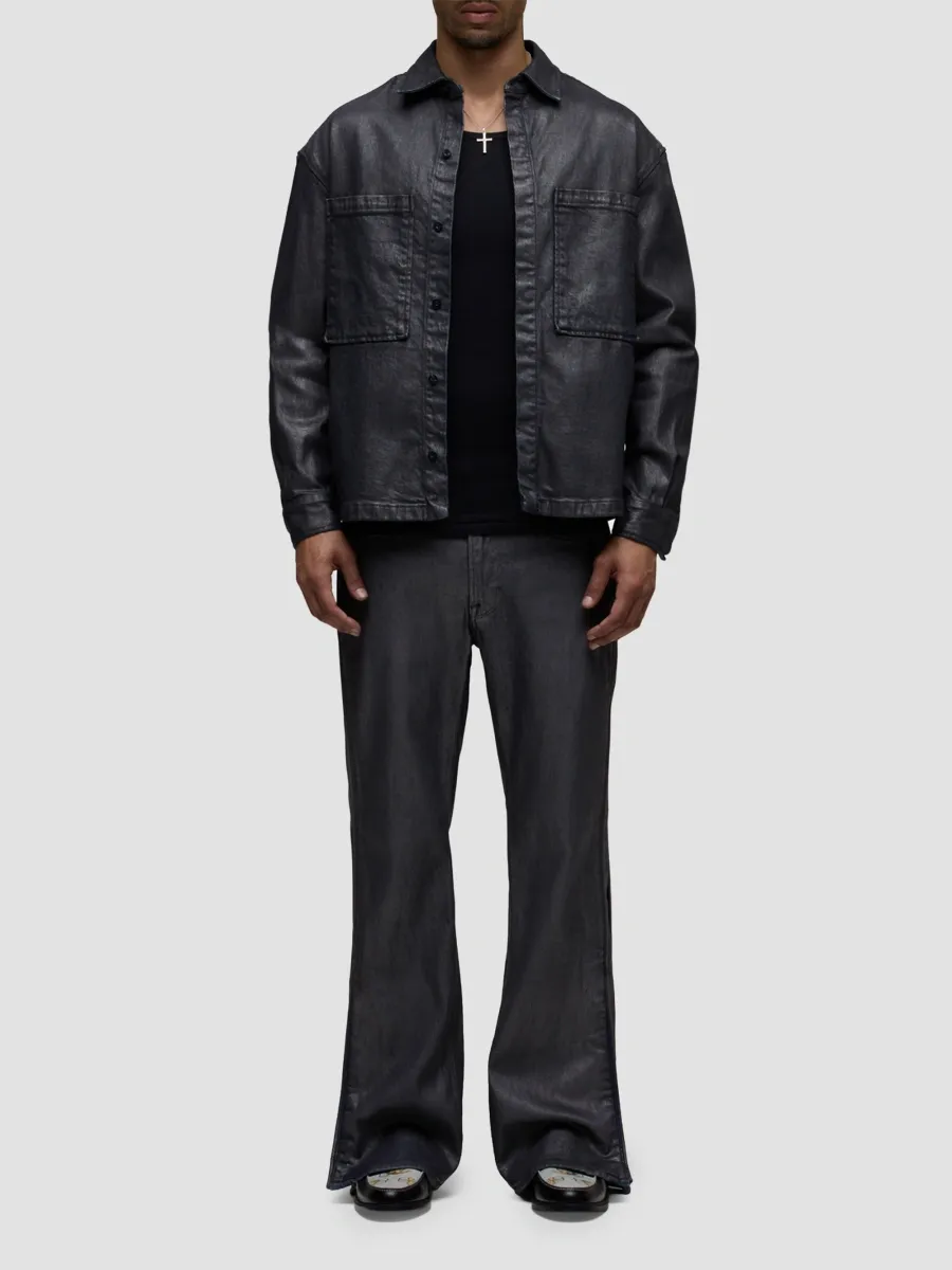 Hudson Jeans Men's Coated Overshirt | Thumbnail 2 Hudson Jeans Men's Coated Overshirt | Thumbnail 2
