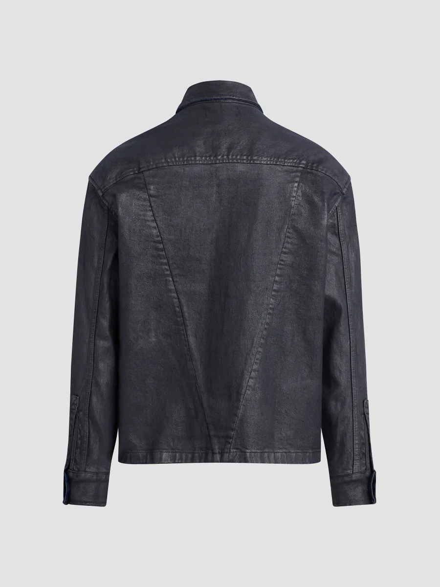 Hudson Jeans Men's Coated Overshirt | Thumbnail 7 Hudson Jeans Men's Coated Overshirt | Thumbnail 7