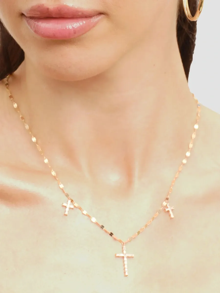 Lana Women's 14K Yellow Gold & 0.55 TCW Diamond Cross Pendant Necklace | Thumbnail 2