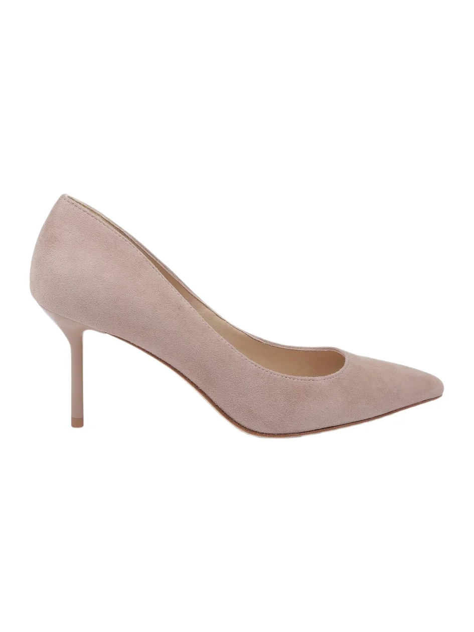L'Agence Women's Plaza 85MM Suede Pumps