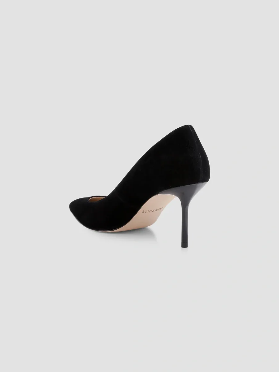 L'Agence Women's Plaza 85MM Suede Pumps | Thumbnail 3 L'Agence Women's Plaza 85MM Suede Pumps | Thumbnail 3