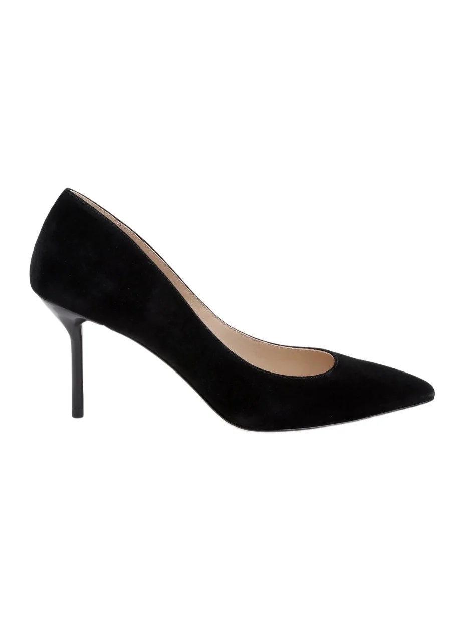L'Agence Women's Plaza 85MM Suede Pumps