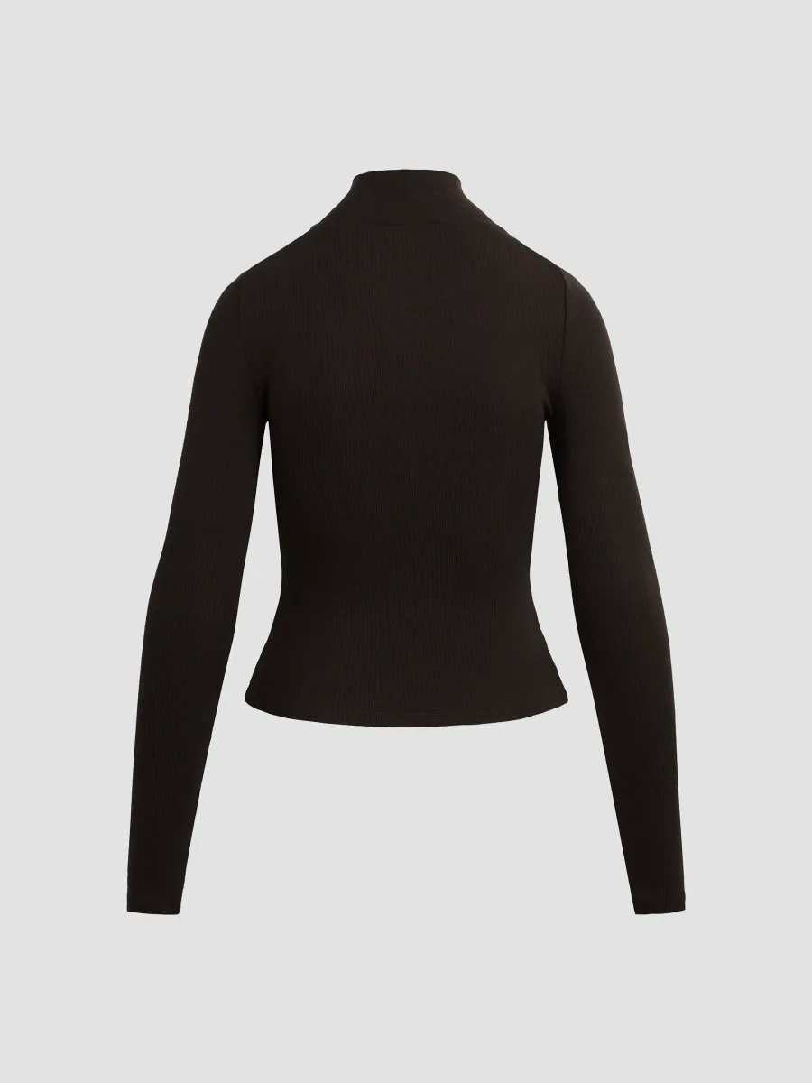 Favorite Daughter Women's Ribbed Turtleneck Top | Thumbnail 6 Favorite Daughter Women's Ribbed Turtleneck Top | Thumbnail 6