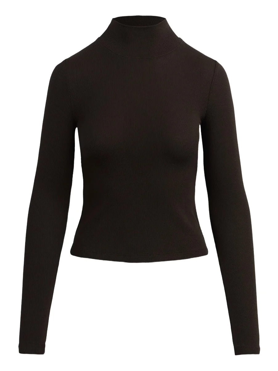 Women's Ribbed Turtleneck Top Women's Ribbed Turtleneck Top