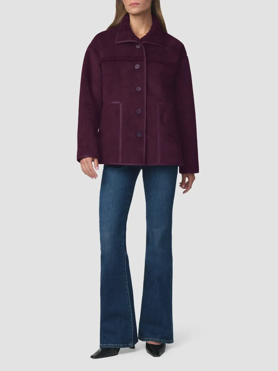 Joe's Jeans Women's The Vegan Shearling Jacket | Thumbnail 2 Joe's Jeans Women's The Vegan Shearling Jacket | Thumbnail 2
