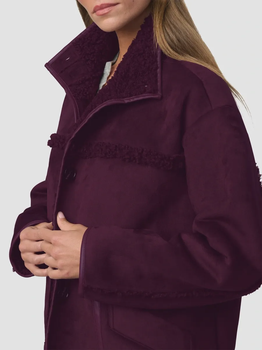 Joe's Jeans Women's The Vegan Shearling Jacket | Thumbnail 5 Joe's Jeans Women's The Vegan Shearling Jacket | Thumbnail 5