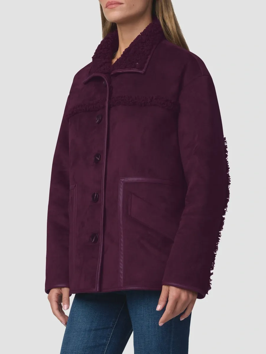Joe's Jeans Women's The Vegan Shearling Jacket | Thumbnail 7 Joe's Jeans Women's The Vegan Shearling Jacket | Thumbnail 7