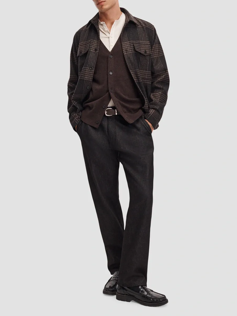 rag & bone Men's Austin Plaid Wool-Blend Shirt | Thumbnail 2 rag & bone Men's Austin Plaid Wool-Blend Shirt | Thumbnail 2