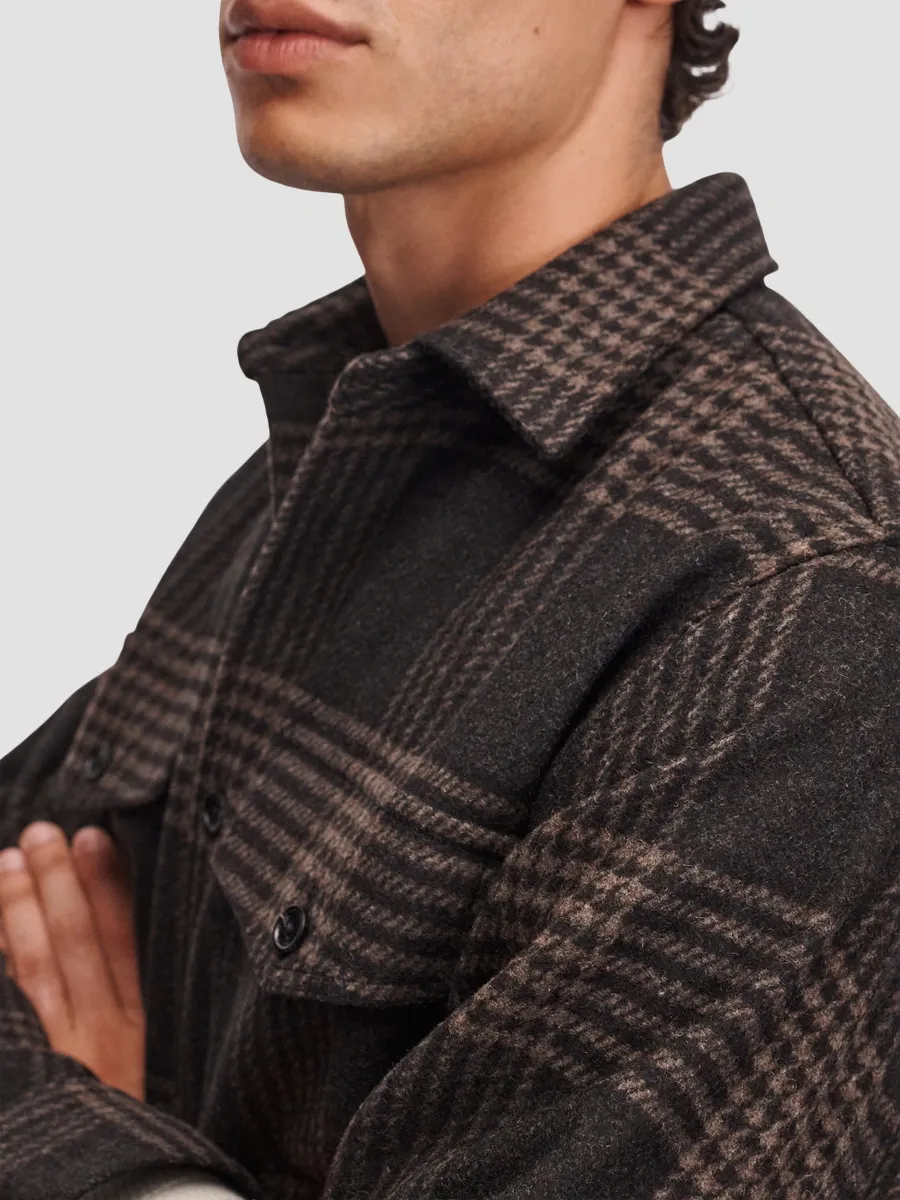 rag & bone Men's Austin Plaid Wool-Blend Shirt | Thumbnail 6 rag & bone Men's Austin Plaid Wool-Blend Shirt | Thumbnail 6