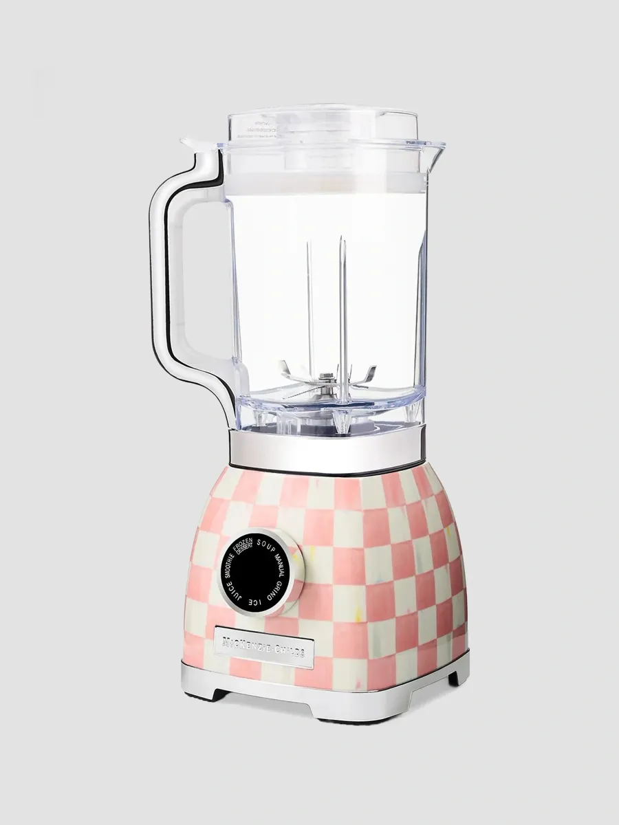 MacKenzie-Childs Rosy Check Blender | Thumbnail 2 MacKenzie-Childs Rosy Check Blender | Thumbnail 2