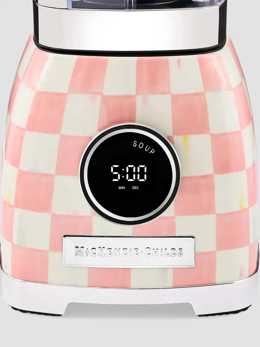 MacKenzie-Childs Rosy Check Blender | Thumbnail 3 MacKenzie-Childs Rosy Check Blender | Thumbnail 3