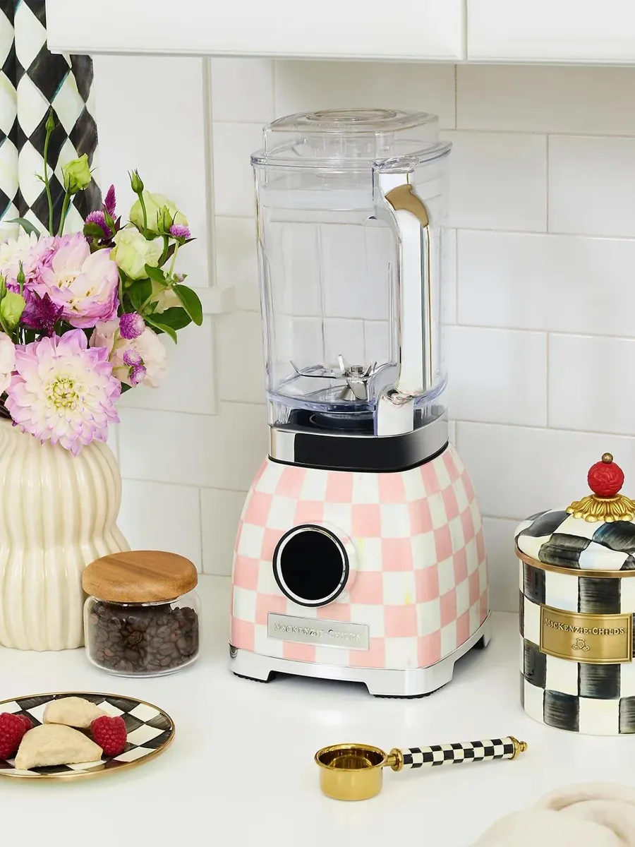 MacKenzie-Childs Rosy Check Blender | Thumbnail 6 MacKenzie-Childs Rosy Check Blender | Thumbnail 6