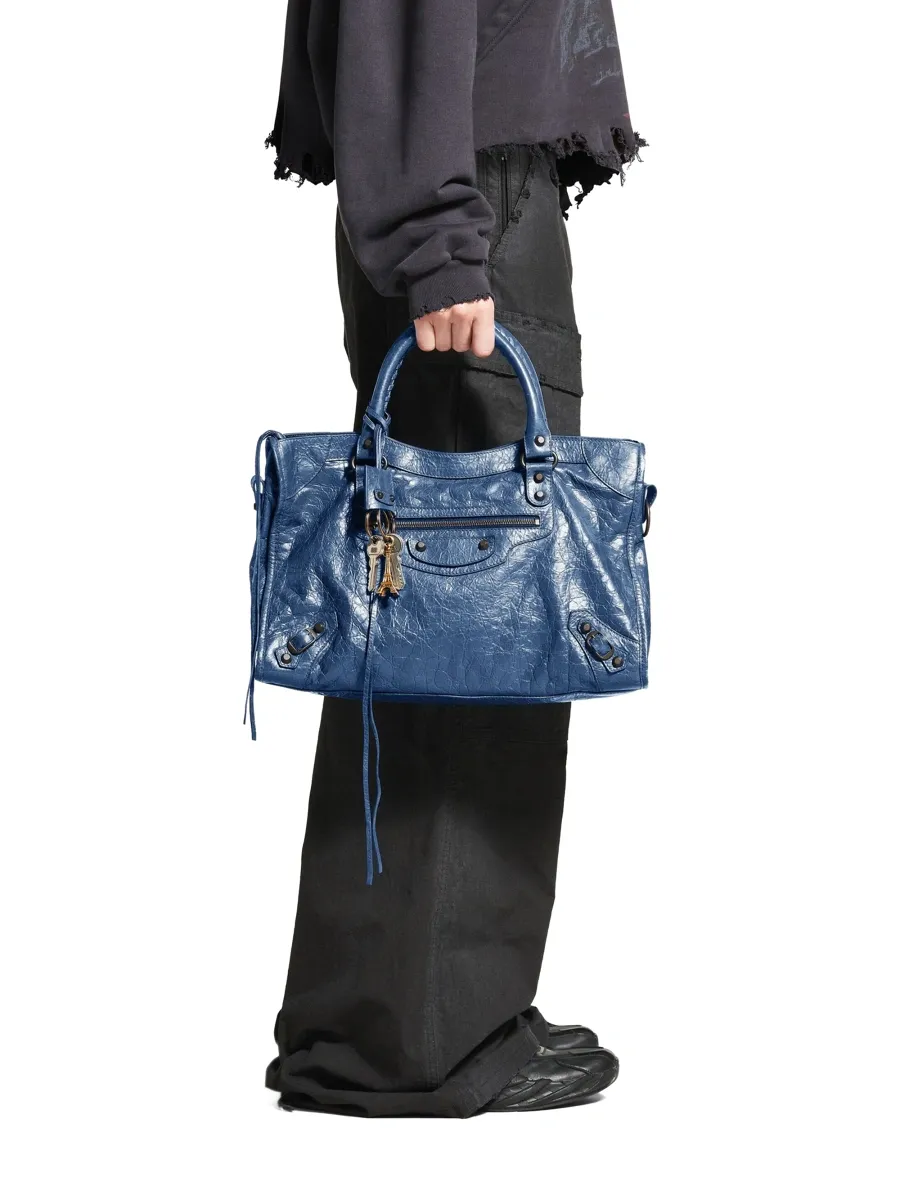 Balenciaga Women's Le City Medium Tote Bag | Thumbnail 8 Balenciaga Women's Le City Medium Tote Bag | Thumbnail 8