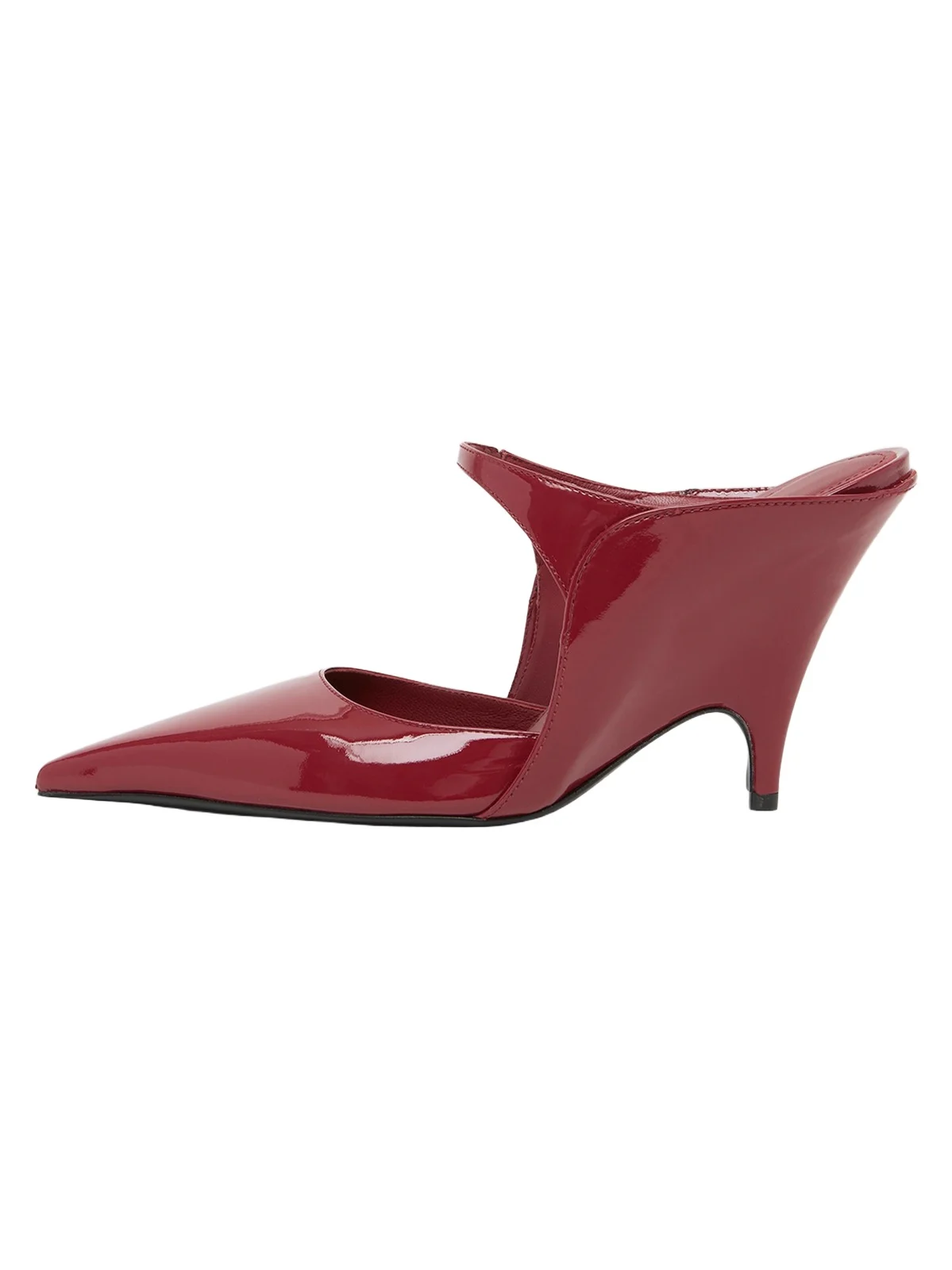 Women's Jasir 95MM Patent Leather Stiletto Mules
