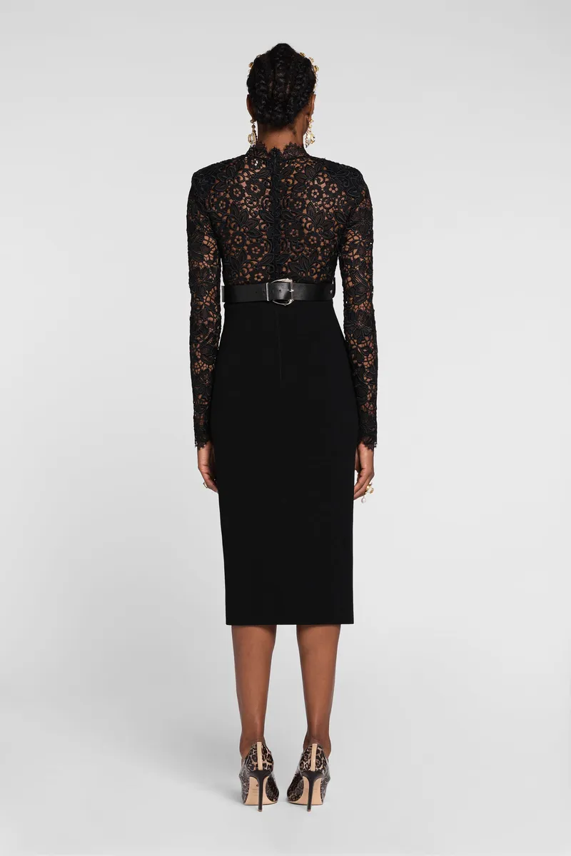 Roberto Cavalli Lace-panel dress | Thumbnail 4 Roberto Cavalli Lace-panel dress | Thumbnail 4