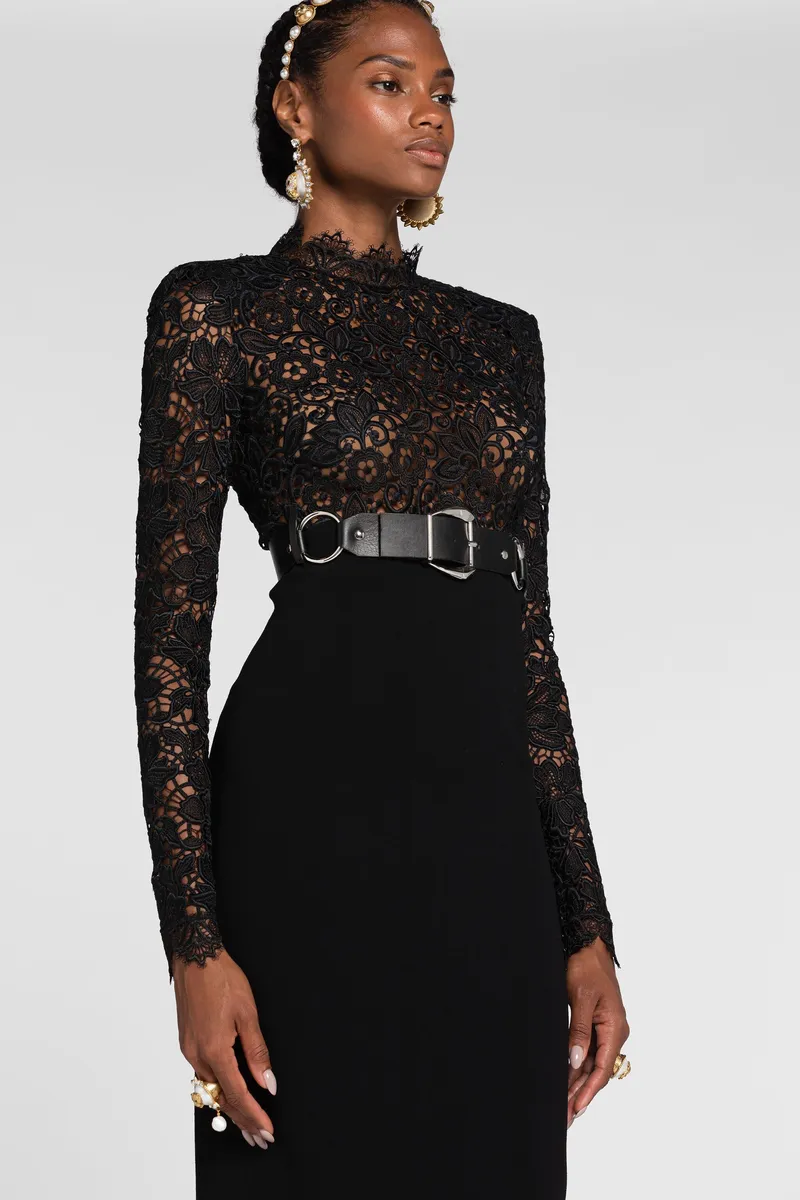 Roberto Cavalli Lace-panel dress | Thumbnail 5 Roberto Cavalli Lace-panel dress | Thumbnail 5