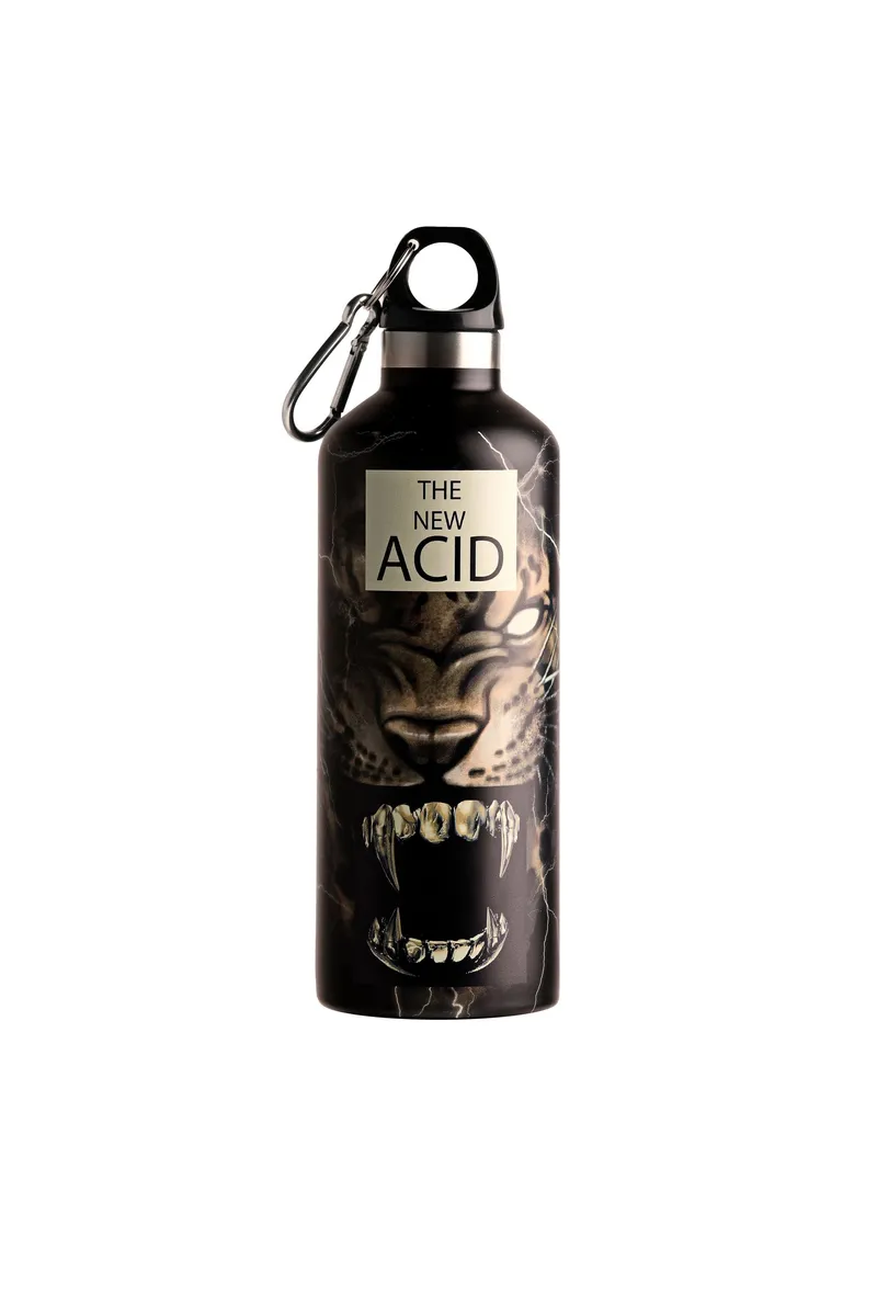Roberto Cavalli Tiger And Teeth-Print Water Bottle | Thumbnail 2 Roberto Cavalli Tiger And Teeth-Print Water Bottle | Thumbnail 2