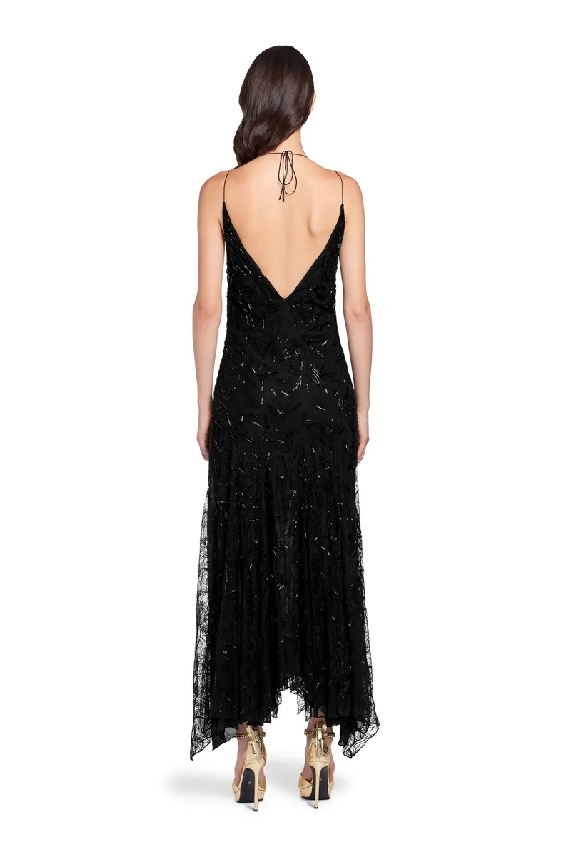 Roberto Cavalli Black Iris embroidered evening dress | Thumbnail 4 Roberto Cavalli Black Iris embroidered evening dress | Thumbnail 4
