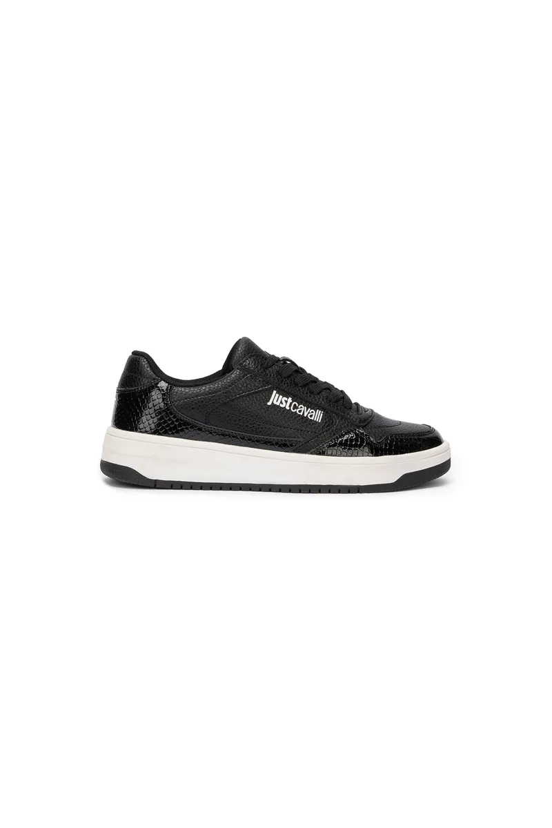Roberto Cavalli Black Sneakers With Logo | Thumbnail 2 Roberto Cavalli Black Sneakers With Logo | Thumbnail 2