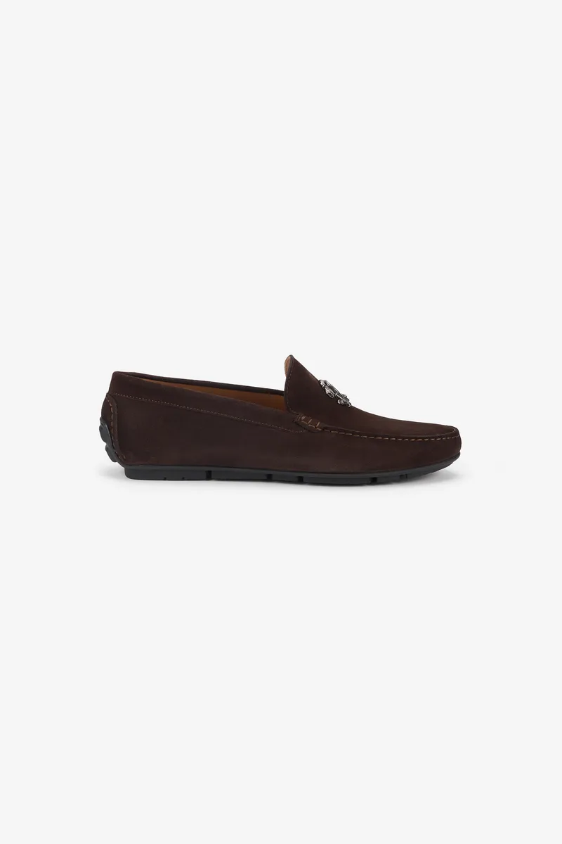 Roberto Cavalli Brown Loafers With RC Monogram | Thumbnail 2