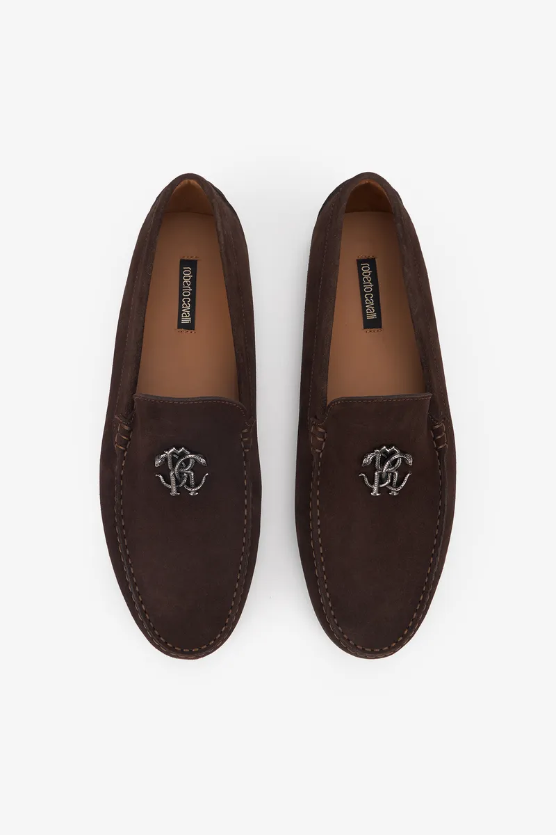 Roberto Cavalli Brown Loafers With RC Monogram | Thumbnail 4