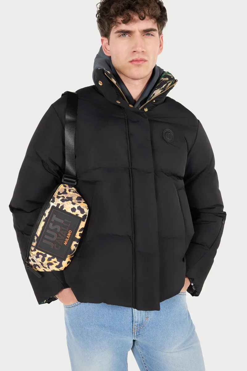 Roberto Cavalli Leopard Print Belt Bag With Logo Patch | Thumbnail 2 Roberto Cavalli Leopard Print Belt Bag With Logo Patch | Thumbnail 2
