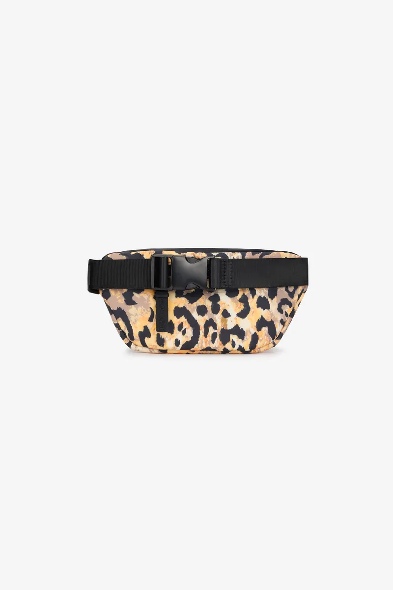 Roberto Cavalli Leopard Print Belt Bag With Logo Patch | Thumbnail 3 Roberto Cavalli Leopard Print Belt Bag With Logo Patch | Thumbnail 3