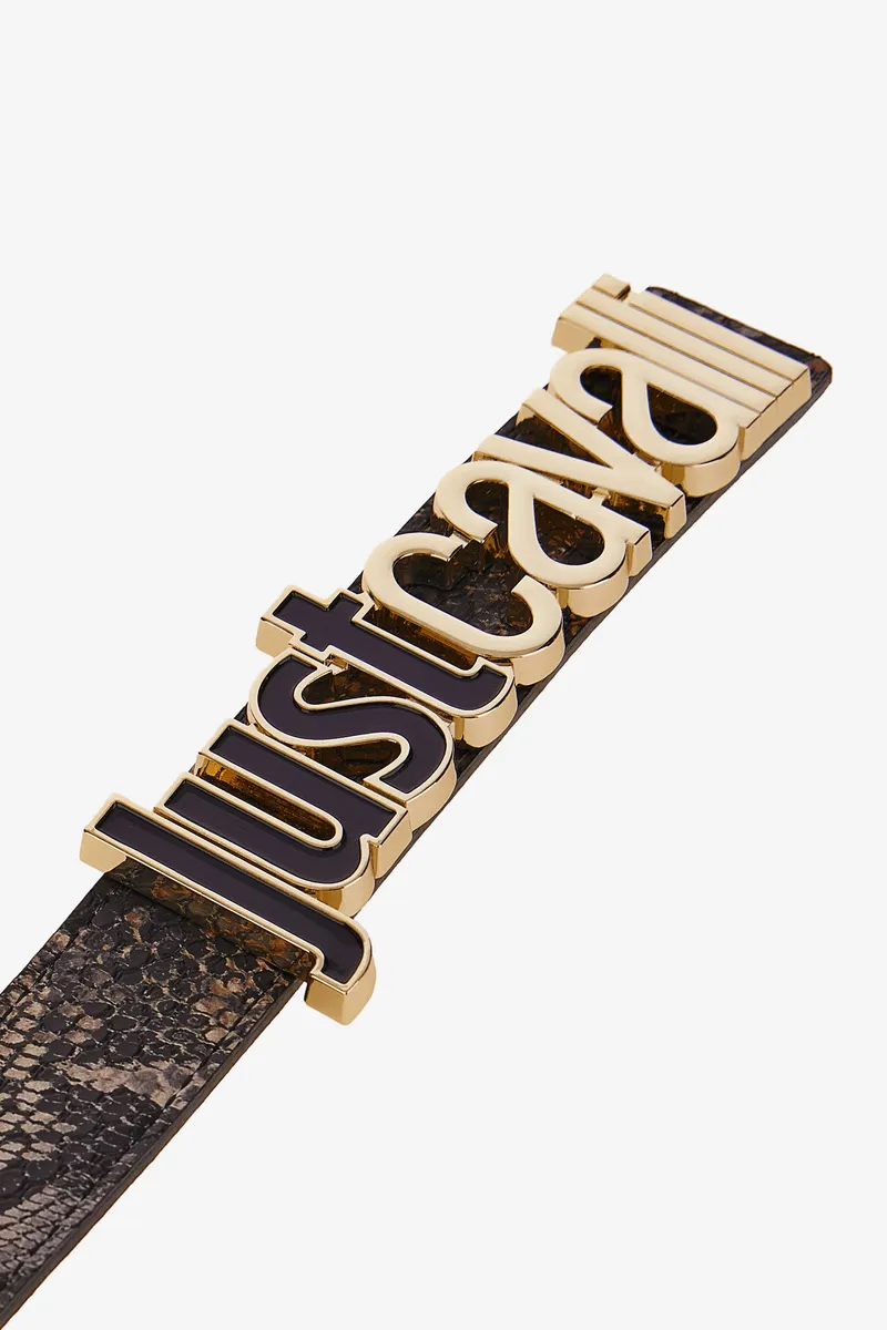 Roberto Cavalli Just Cavalli Python-Print Belt | Thumbnail 2 Roberto Cavalli Just Cavalli Python-Print Belt | Thumbnail 2