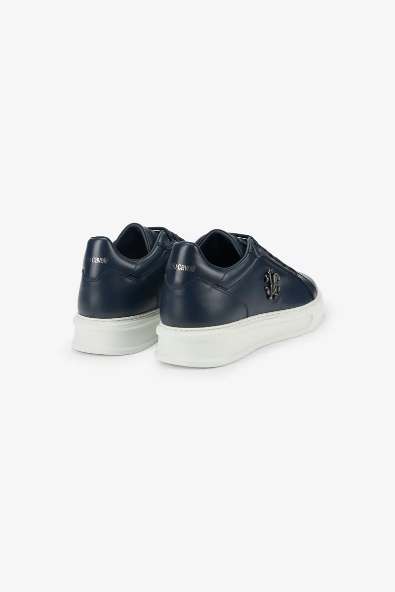 Roberto Cavalli Navy Sneakers With RC Monogram | Thumbnail 3