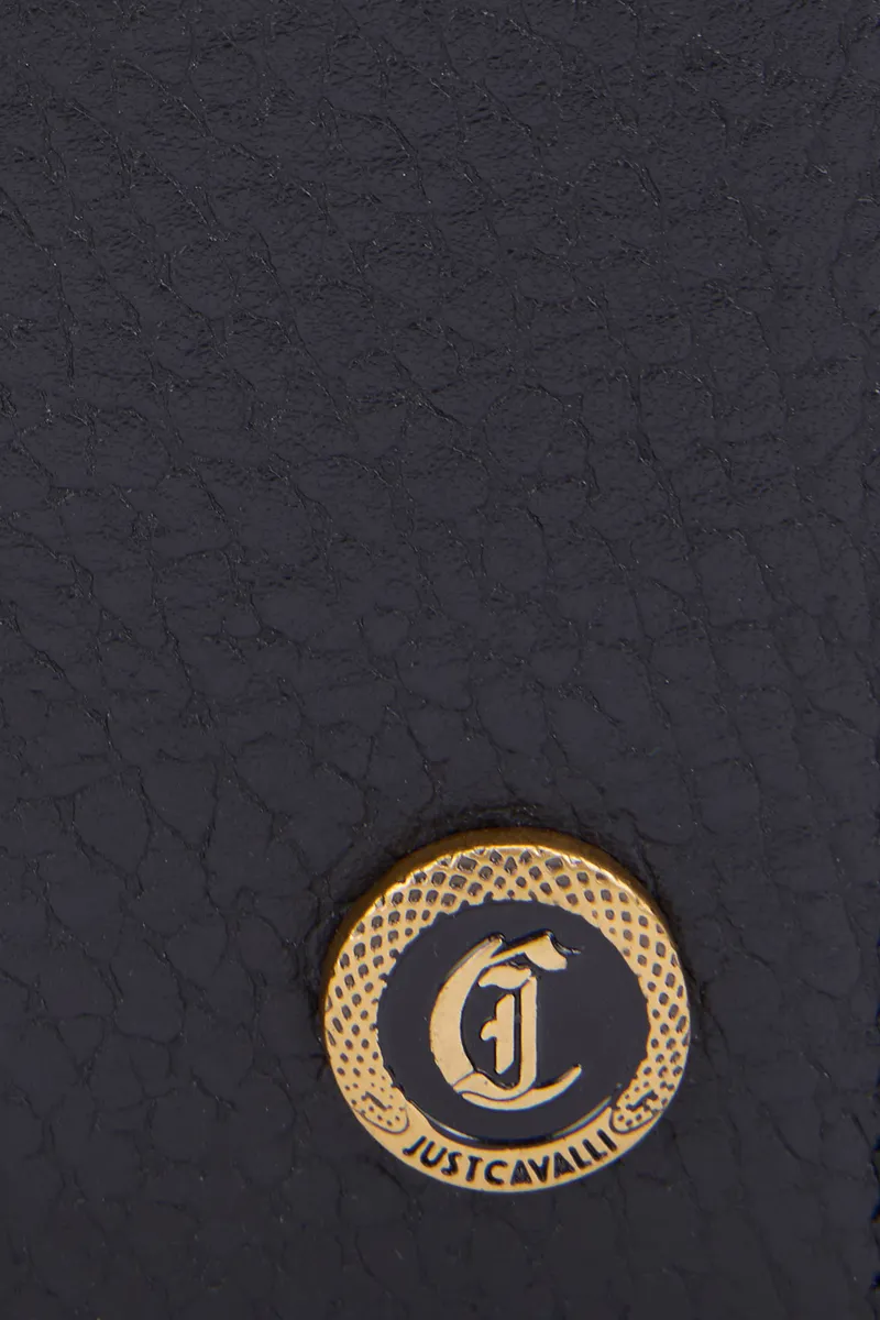 Roberto Cavalli Black Leather Bifold Wallet with Logo | Thumbnail 4 Roberto Cavalli Black Leather Bifold Wallet with Logo | Thumbnail 4