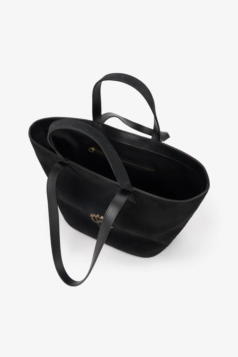 Roberto Cavalli Black Shopping Bag With RC Monogram | Thumbnail 5 Roberto Cavalli Black Shopping Bag With RC Monogram | Thumbnail 5