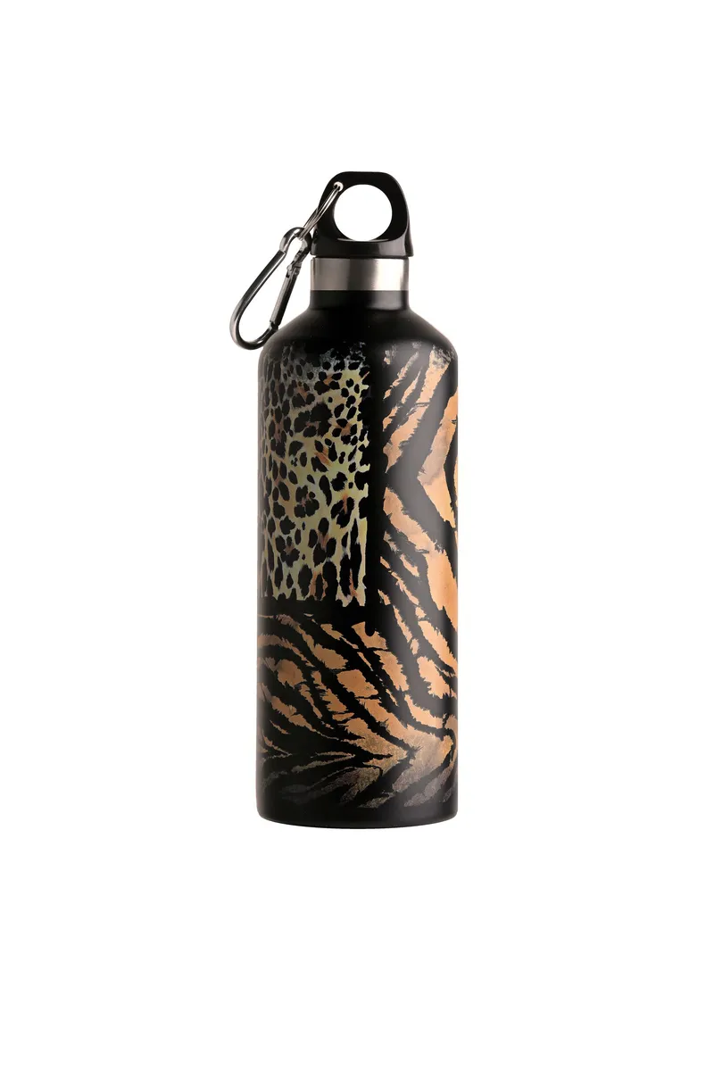 Roberto Cavalli Animalier Patchwork-Print Water Bottle | Thumbnail 2 Roberto Cavalli Animalier Patchwork-Print Water Bottle | Thumbnail 2