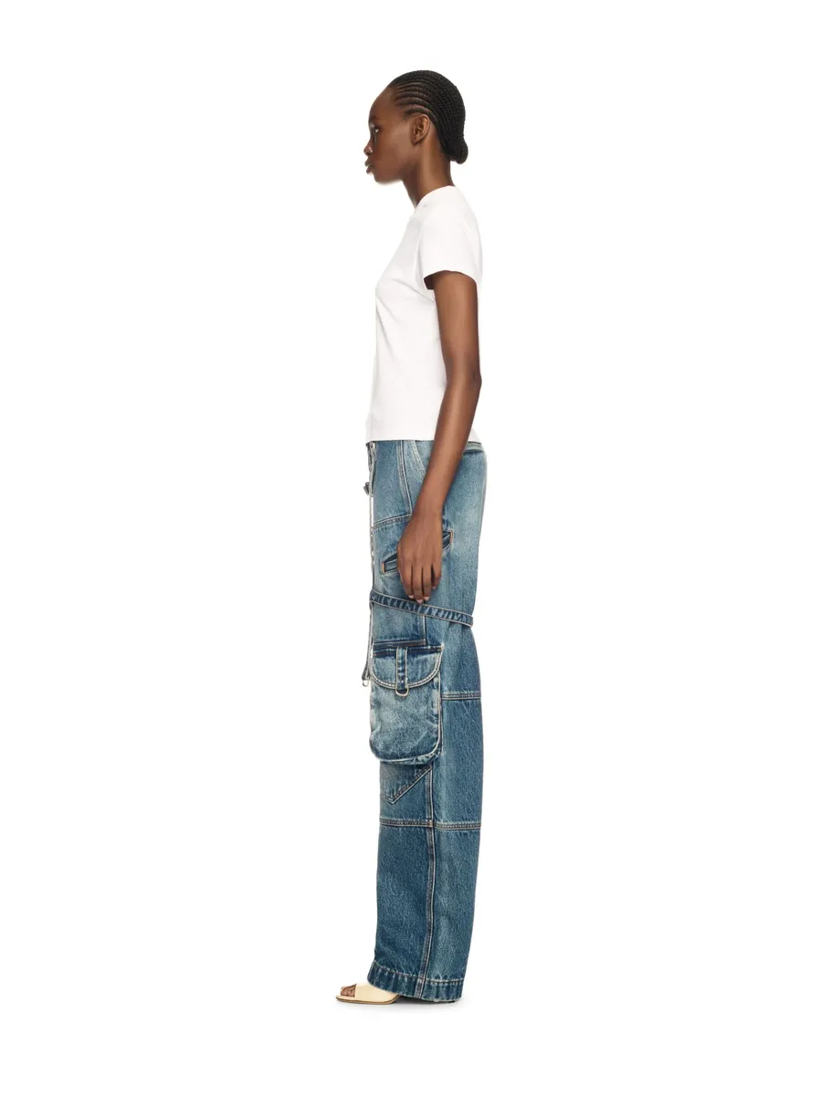 Off-White Jewel Mini Arrow Fitted Tee White - Silv | Thumbnail 3 Off-White Jewel Mini Arrow Fitted Tee White - Silv | Thumbnail 3