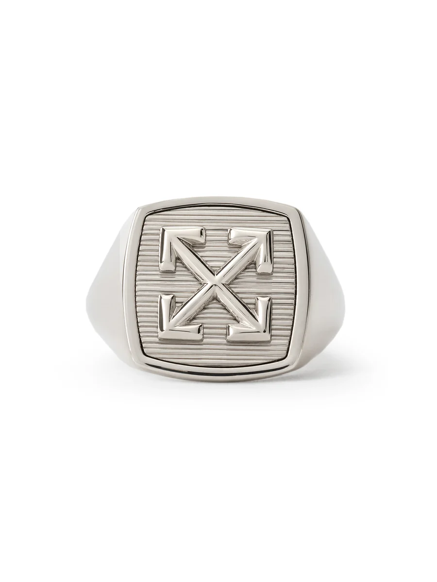 Off-White Arrow Textured Ring
