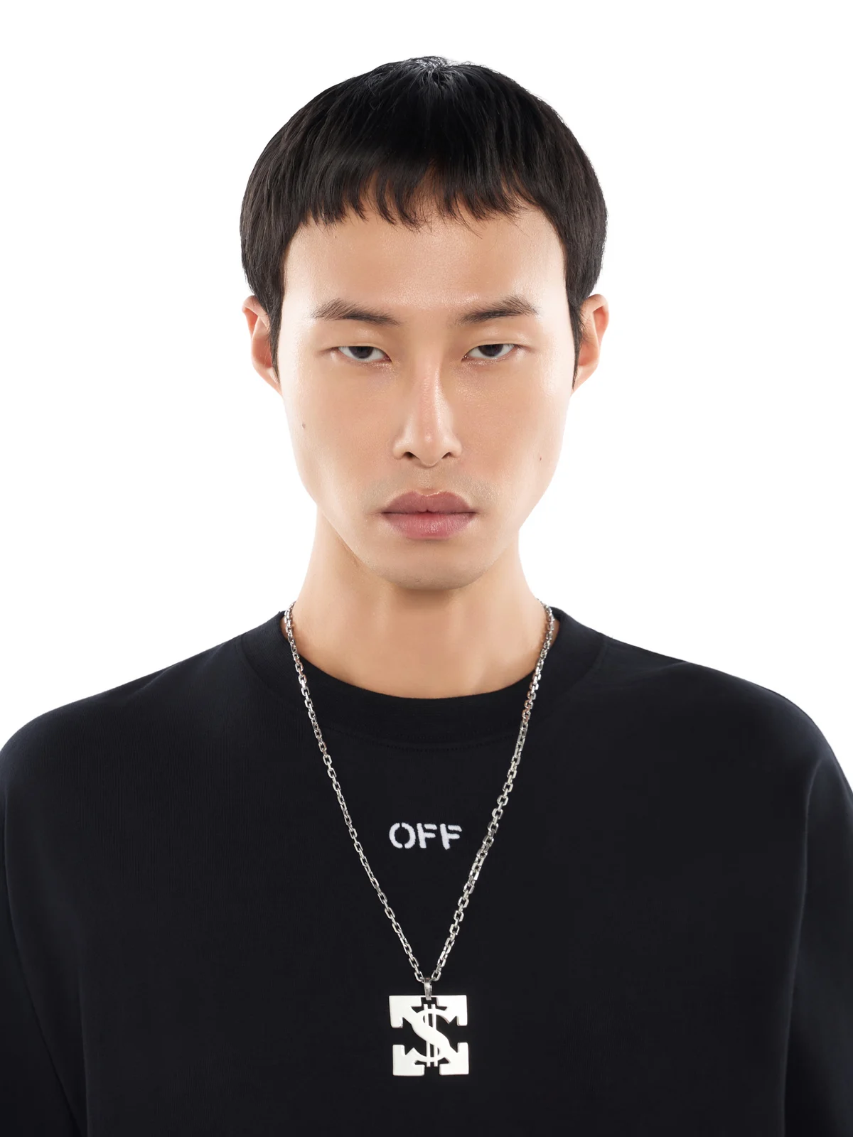 Off-White Bling Dollar Chain Necklace