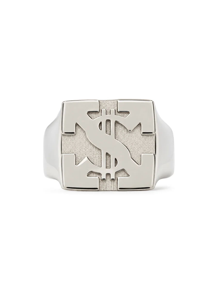 Off-White Bling Dollar Ring