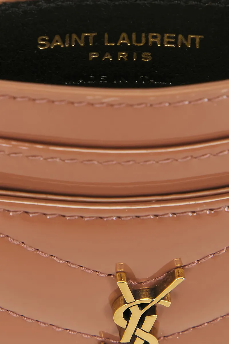 Saint Laurent Cuir Vernis Matelasse Card Case | Thumbnail 5 Saint Laurent Cuir Vernis Matelasse Card Case | Thumbnail 5