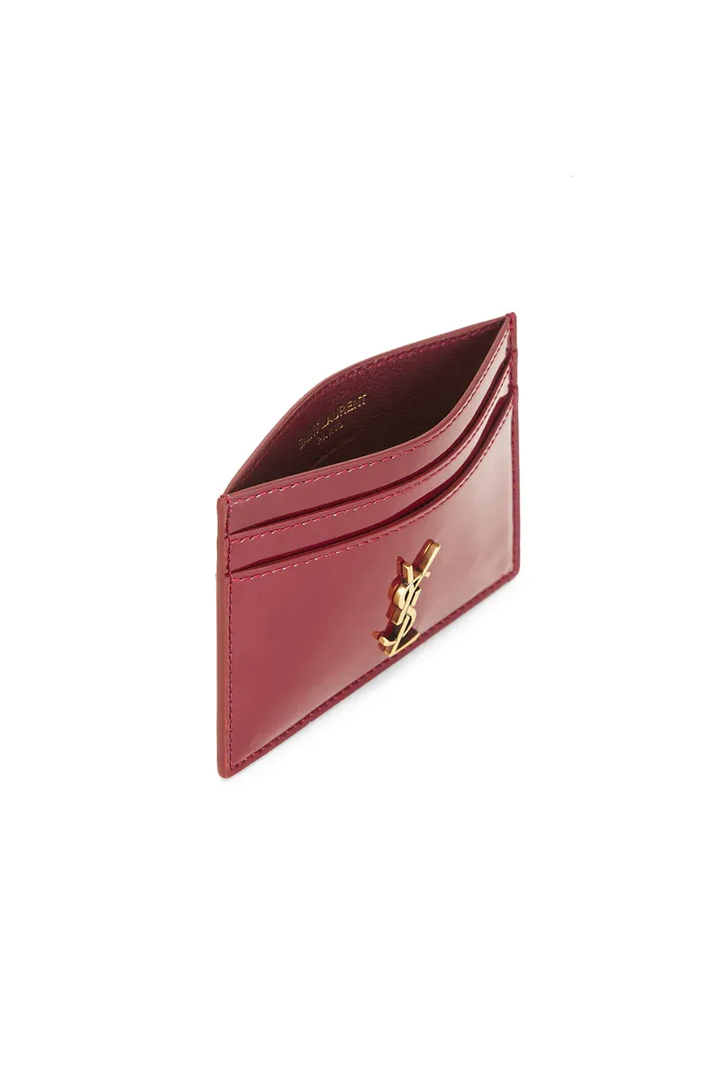 Saint Laurent Cuir Vernis Card Case | Thumbnail 4