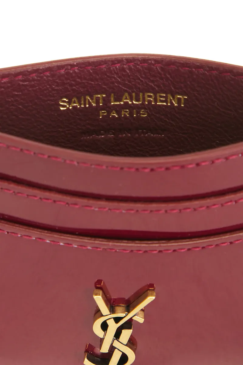 Saint Laurent Cuir Vernis Card Case | Thumbnail 5