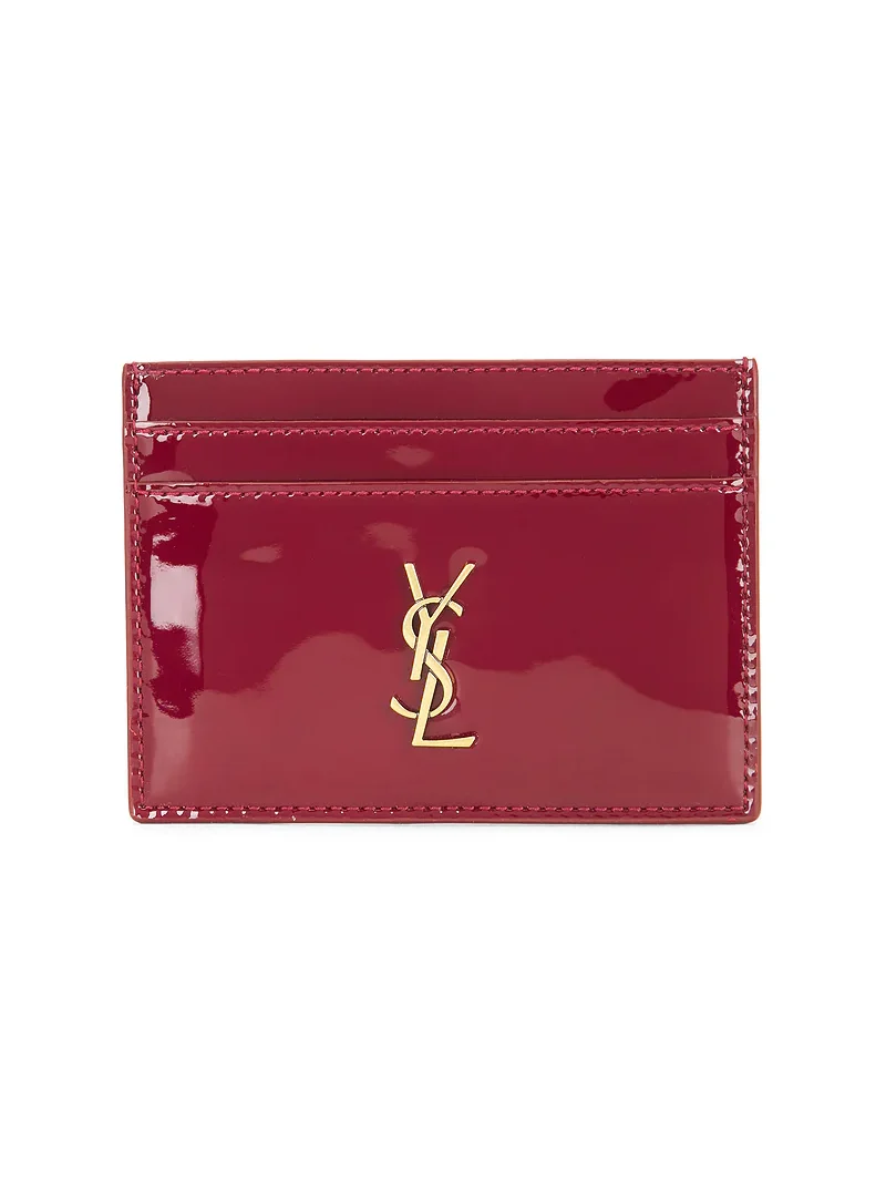 Cuir Vernis Card Case