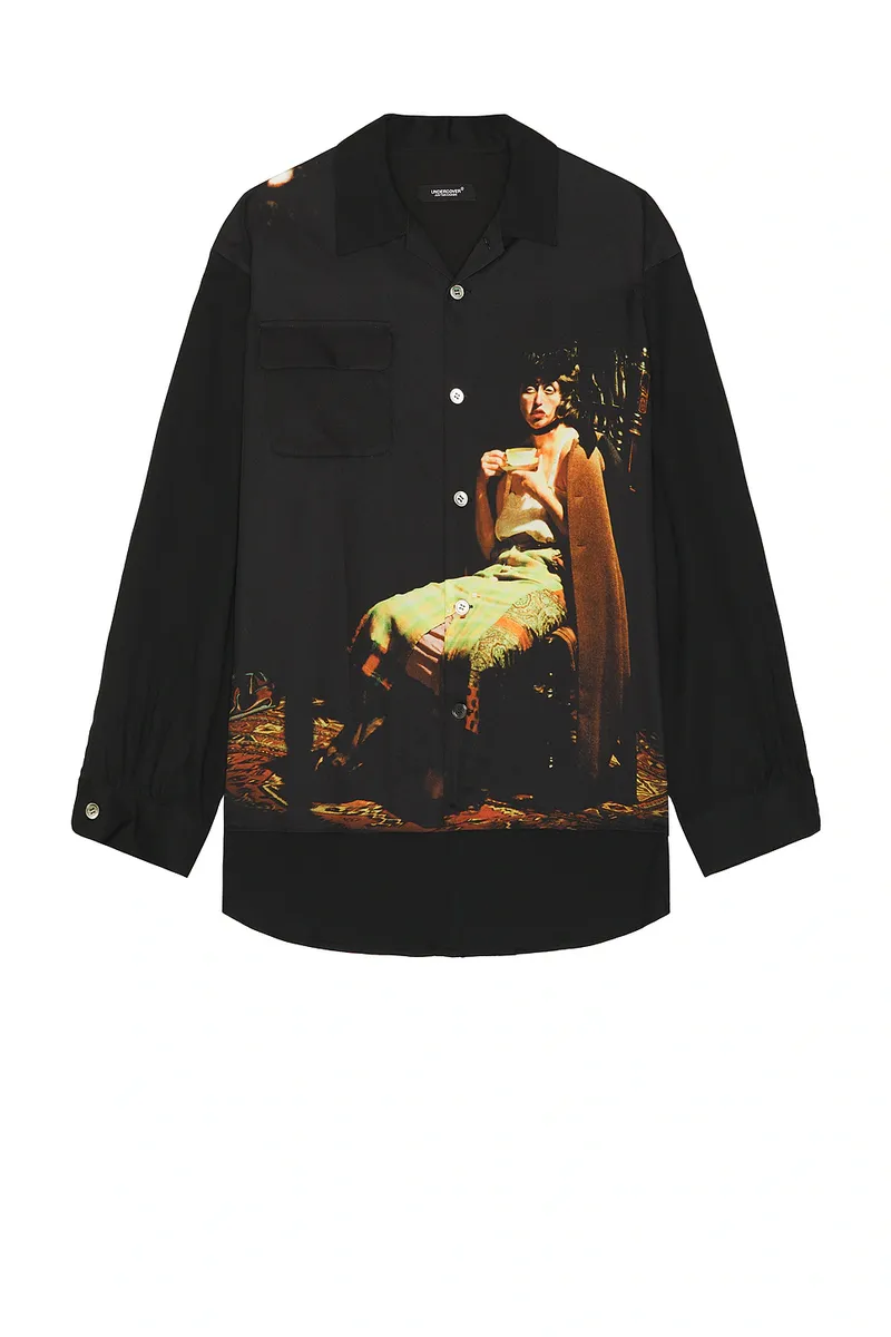 Undercover Graphic Button Up Shirt | Thumbnail 4