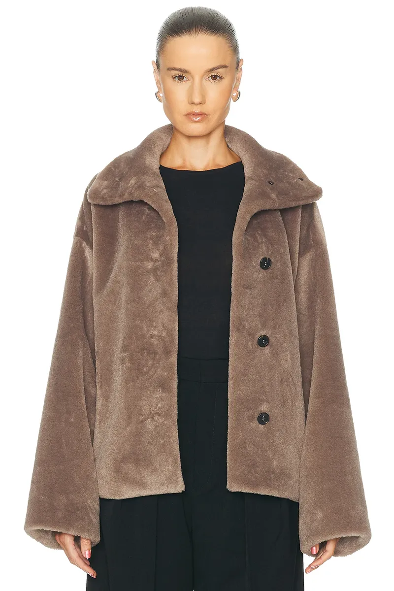 L'Academie Avery Faux Fur Jacket | Thumbnail 2