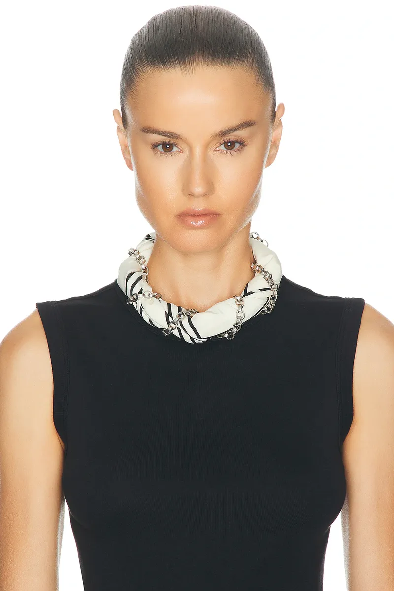 TOTEME Silk Scarf Collar Necklace | Thumbnail 2 TOTEME Silk Scarf Collar Necklace | Thumbnail 2
