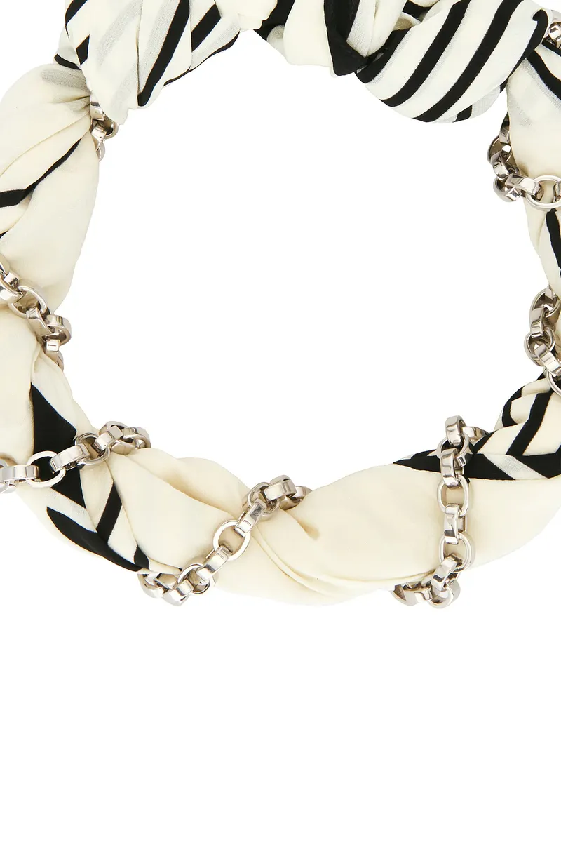 TOTEME Silk Scarf Collar Necklace | Thumbnail 3 TOTEME Silk Scarf Collar Necklace | Thumbnail 3