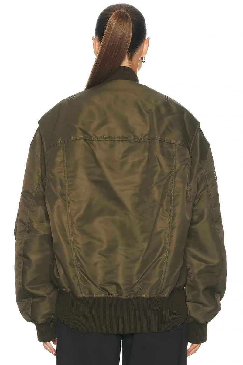 JW Anderson Oversized Tipped Hem Bomber Jacket | Thumbnail 4 JW Anderson Oversized Tipped Hem Bomber Jacket | Thumbnail 4