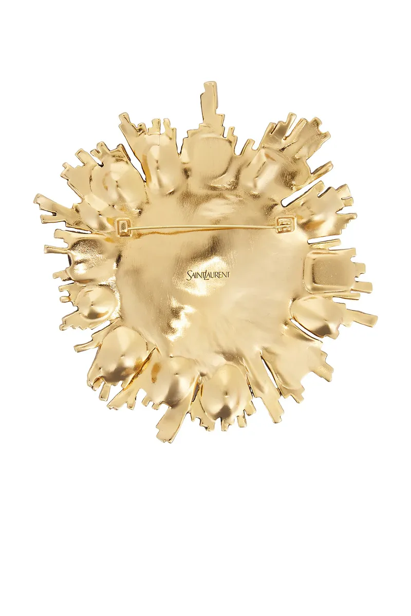 Saint Laurent Sun Cabochon Brooch | Thumbnail 2 Saint Laurent Sun Cabochon Brooch | Thumbnail 2